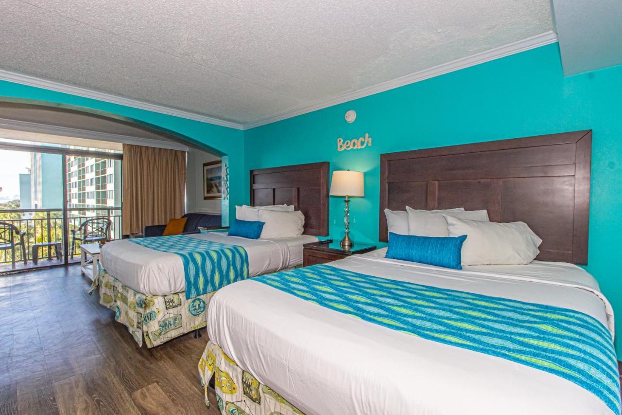 Oversized Ocean View Queen Suite With Beautiful Fireplace And Accents - Sleeps 4 Guests! Myrtle Beach Eksteriør billede