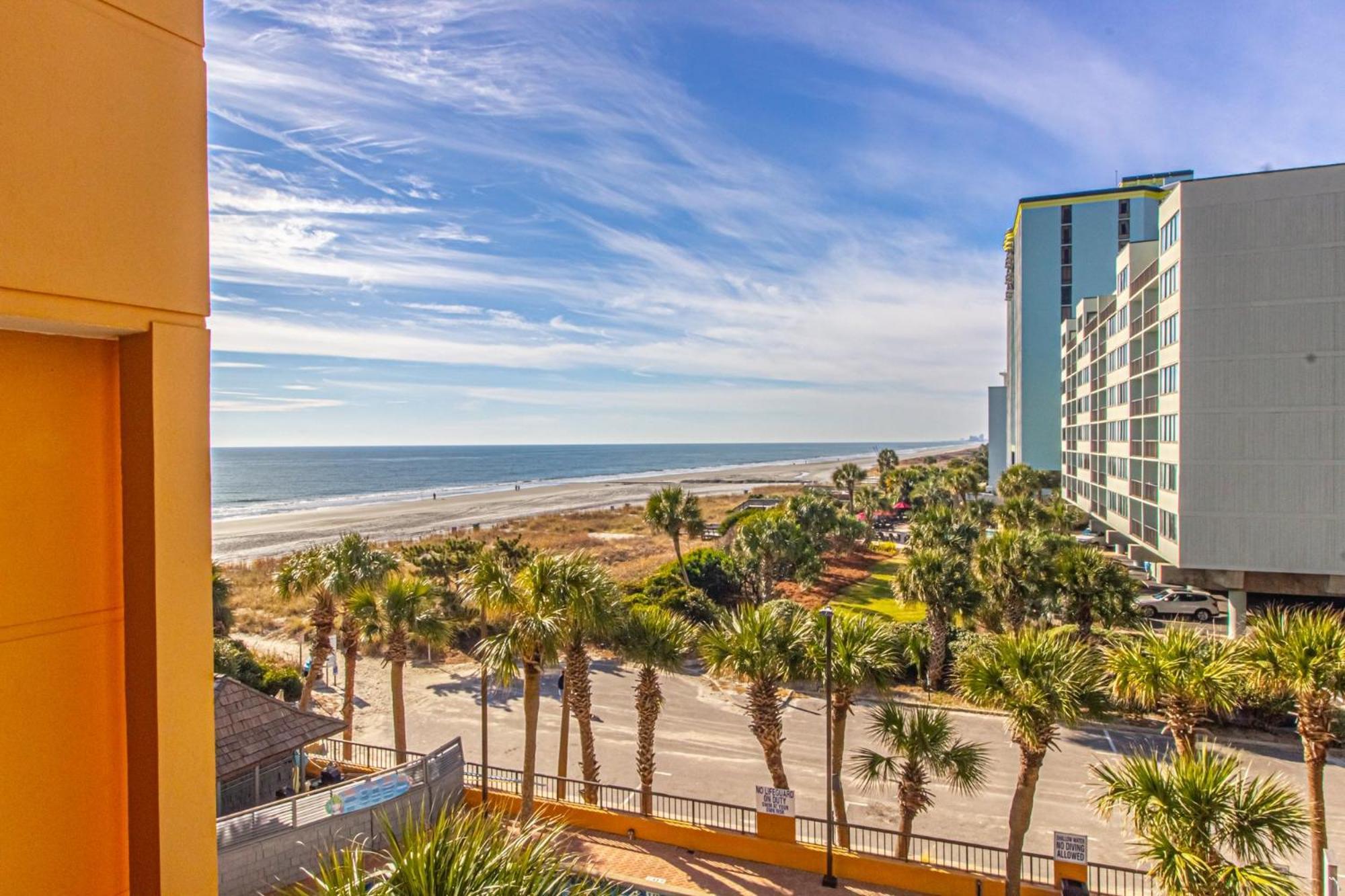Oversized Ocean View Queen Suite With Beautiful Fireplace And Accents - Sleeps 4 Guests! Myrtle Beach Værelse billede