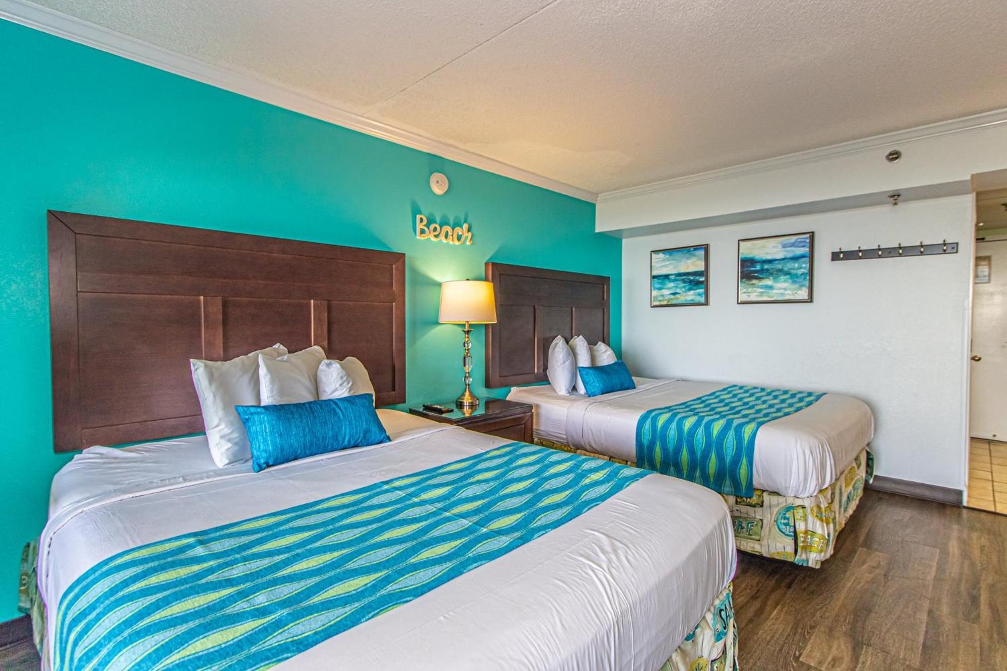 Oversized Ocean View Queen Suite With Beautiful Fireplace And Accents - Sleeps 4 Guests! Myrtle Beach Værelse billede