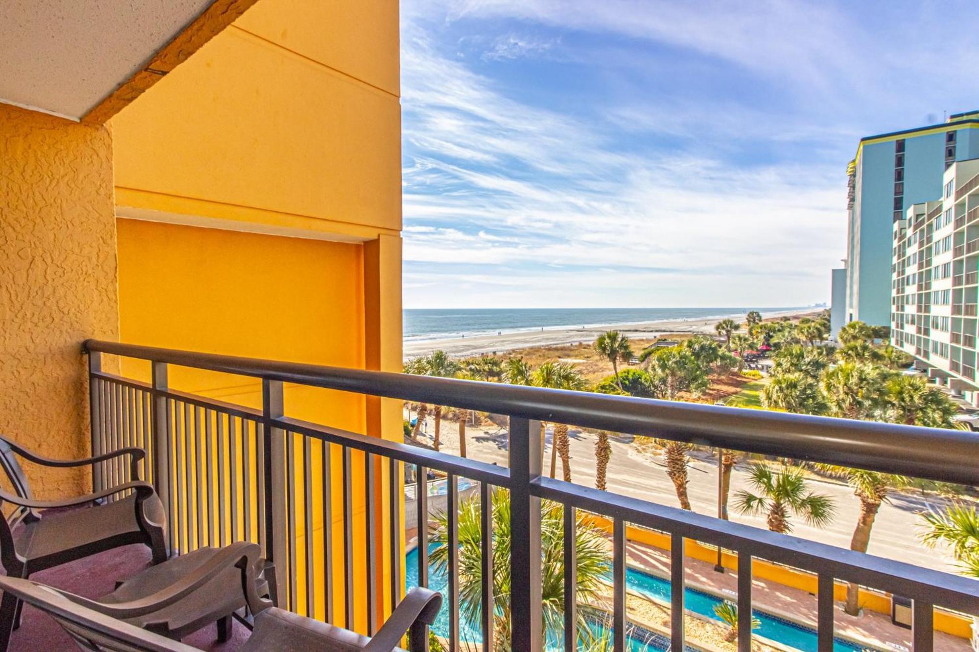 Oversized Ocean View Queen Suite With Beautiful Fireplace And Accents - Sleeps 4 Guests! Myrtle Beach Værelse billede
